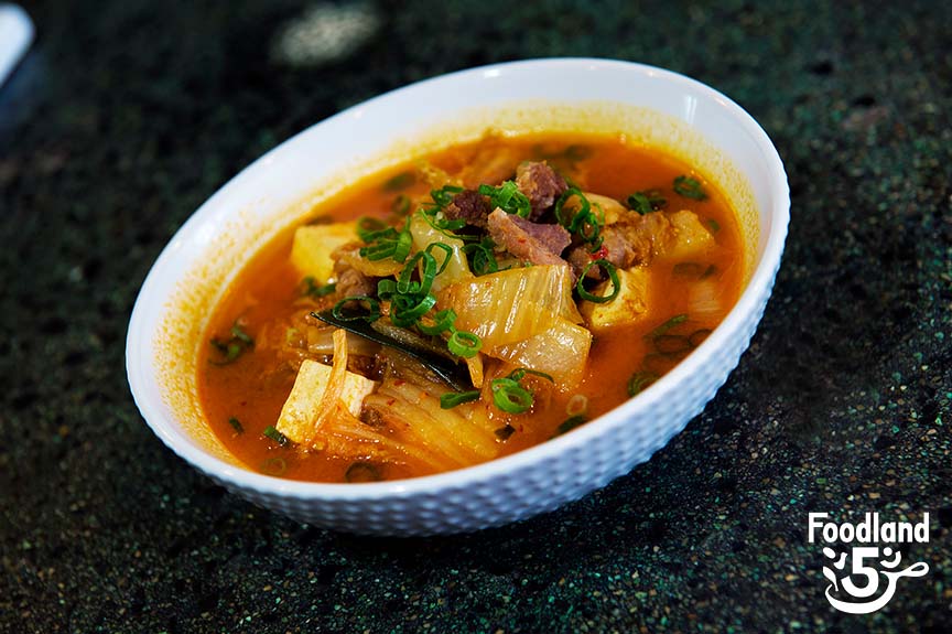 Local Kim Chee Tofu Soup